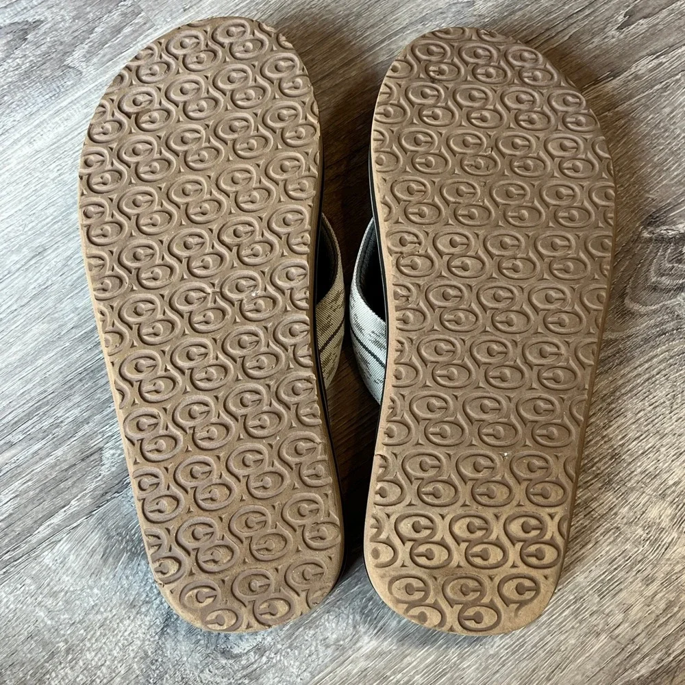 Cobian ARV2 Mens Brown Tan Comfort Flip Flop Thong Sandals Arch Support Size 12